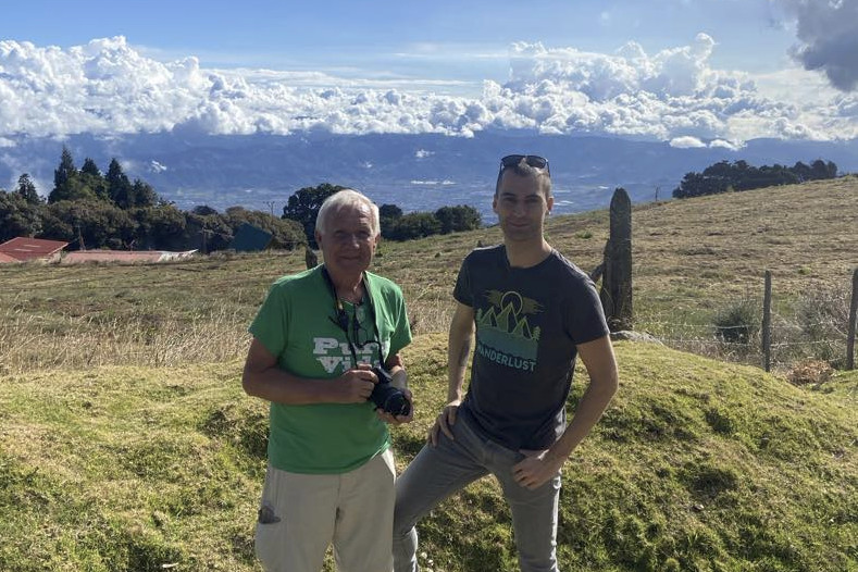 Sightseeing with retired teacher Freddy